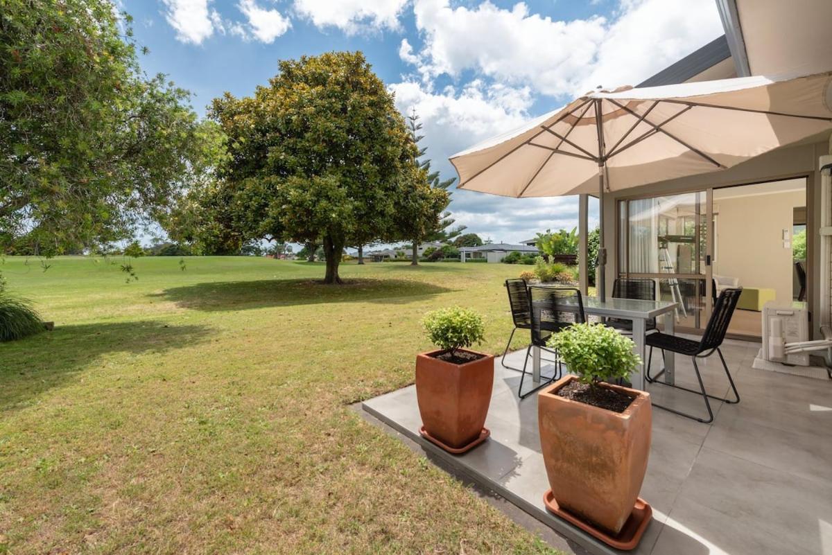 Golfers delight in quiet Cul de Sac Villa Mount Maunganui Exterior foto
